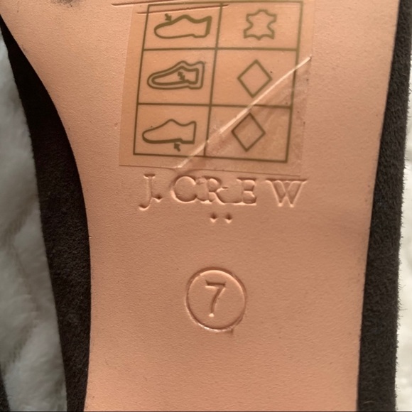 J.Crew Factory Gray Suede Leather Loafers Sz 7 - Picture 7 of 12